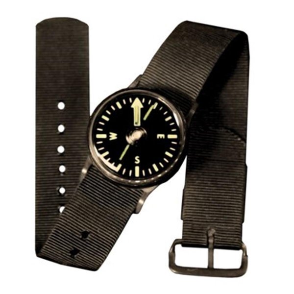 Overtime Tritium Wrist Compass With Black Wrist Band OV52544